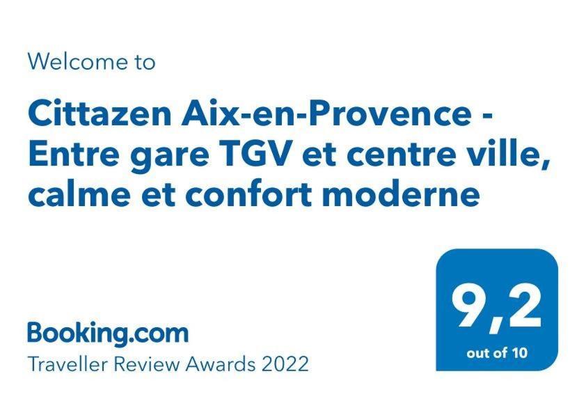 Cittazen Aix-En-Provence - Entre Gare Tgv Et Centre Ville, Calme Et Confort Moderne Luaran gambar